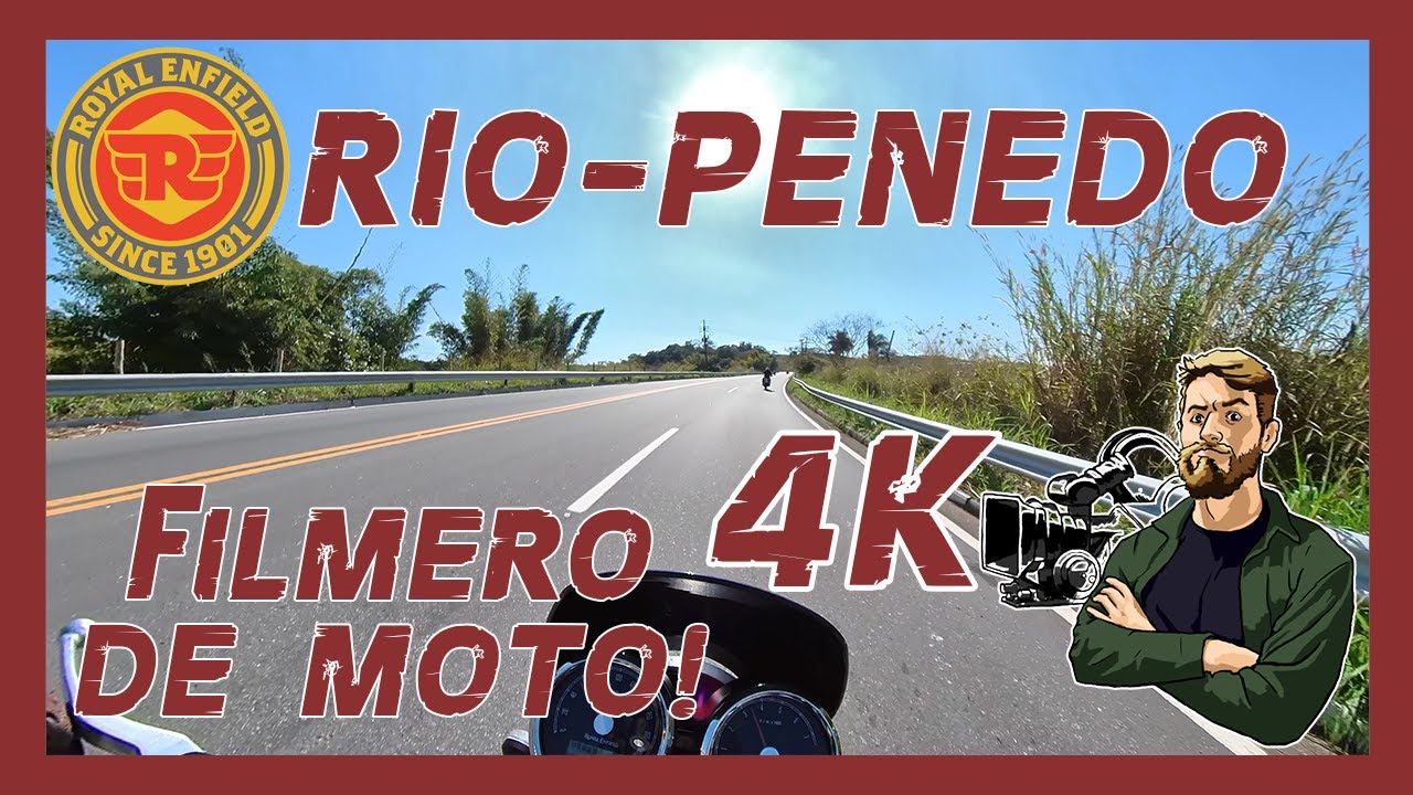 4K de Moto - Rolé de moto do Rio de Janeiro para Penedo, feito pelo Filmero. Parte 1