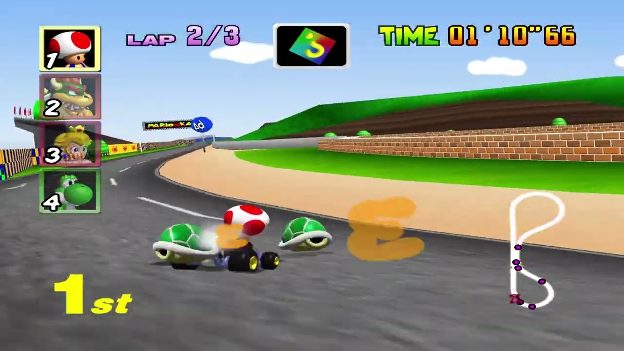 MARIO KART 64 - LUIGI RACEWAY 
