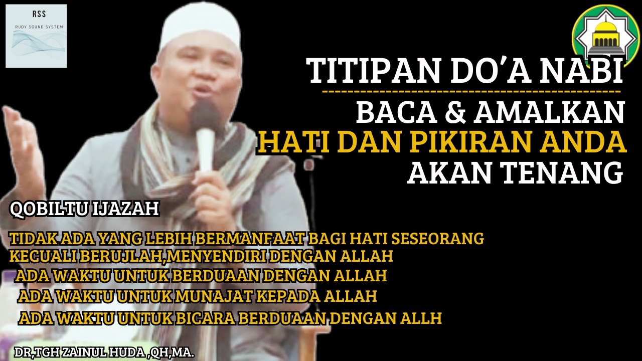 BACA DAN AMALKAN DO'A INI HATI SUSAH PIKIRAN KALUT MASALAH TIDAK KUNJUNG SELESAI AKAN TUNTAS🔴