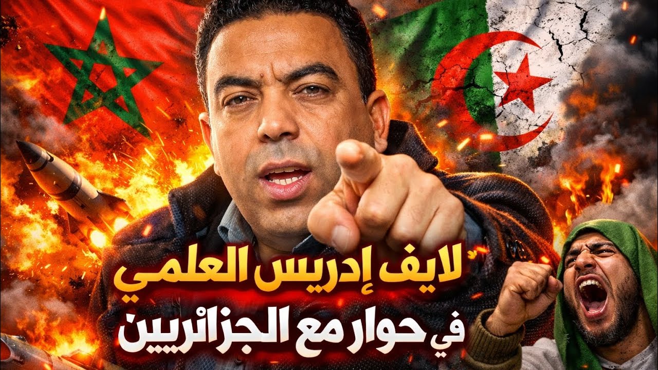 🎙️ إدريس العلمي Live | حوار مغربي جزائري يشعل النقاش