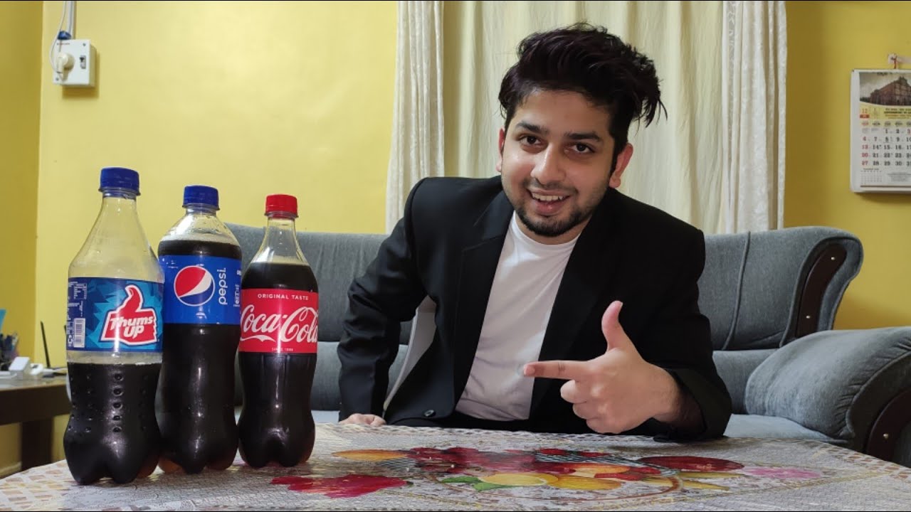 Слепой тест Coca-Cola, Pepsi и Thums Up