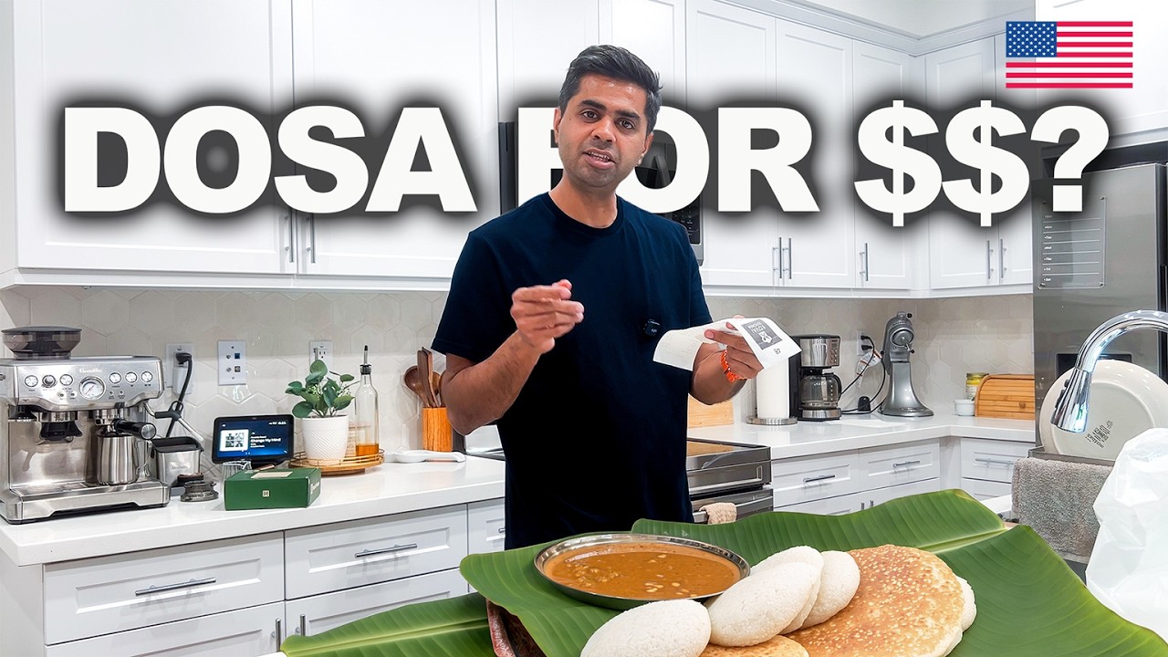 PURE VEGETARIAN DOSA IN USA | INDIAN FAMILY COMPARED BEST DOSA IN USA