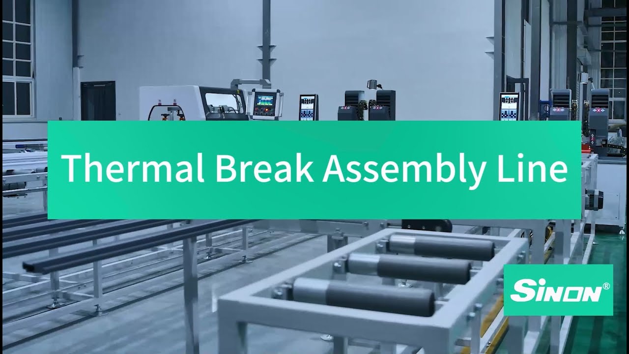 CNC Thermal break aluminum profile assembly machines (Full Automatic)