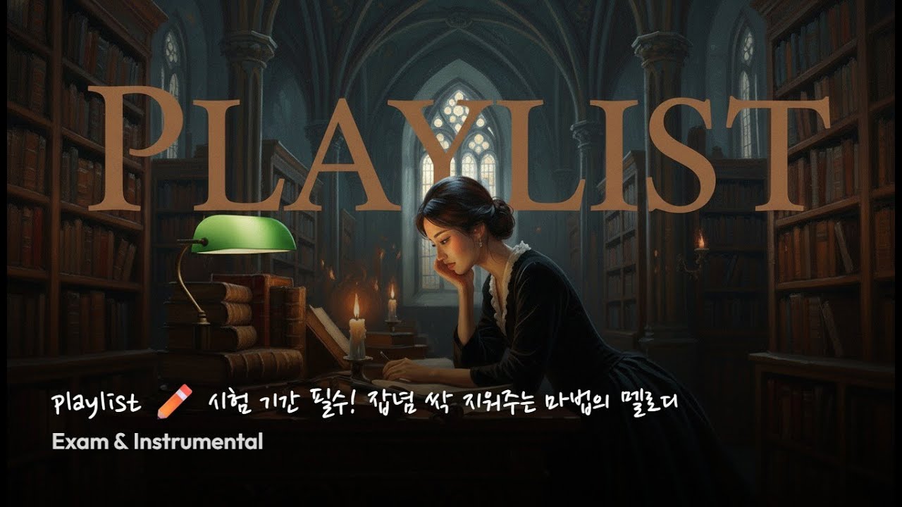 playlist ✏️ 시험 기간 필수! 잡념 싹 지워주는 마법의 멜로디 | Exam & Instrumental