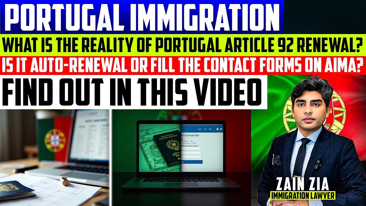 PORTUGAL ARTICLE 92 RENEWALS | HOW TO DO IT? | ACCORDING TO THE LAW WITH REFERENCE 🇵🇹 