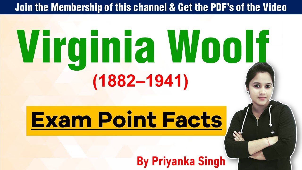 Virginia Woolf Biography || Facts on Virginia Woolf || Life and Works of Virginia Woolf✍🔥
