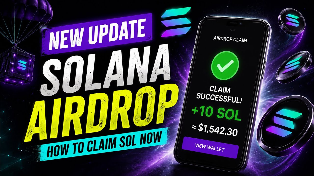 NEW UPDATE SOLANA AIRDROP &mdash; How to Claim SOL Now