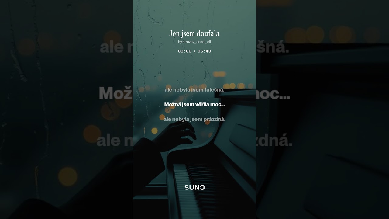 Jen jsem doufala