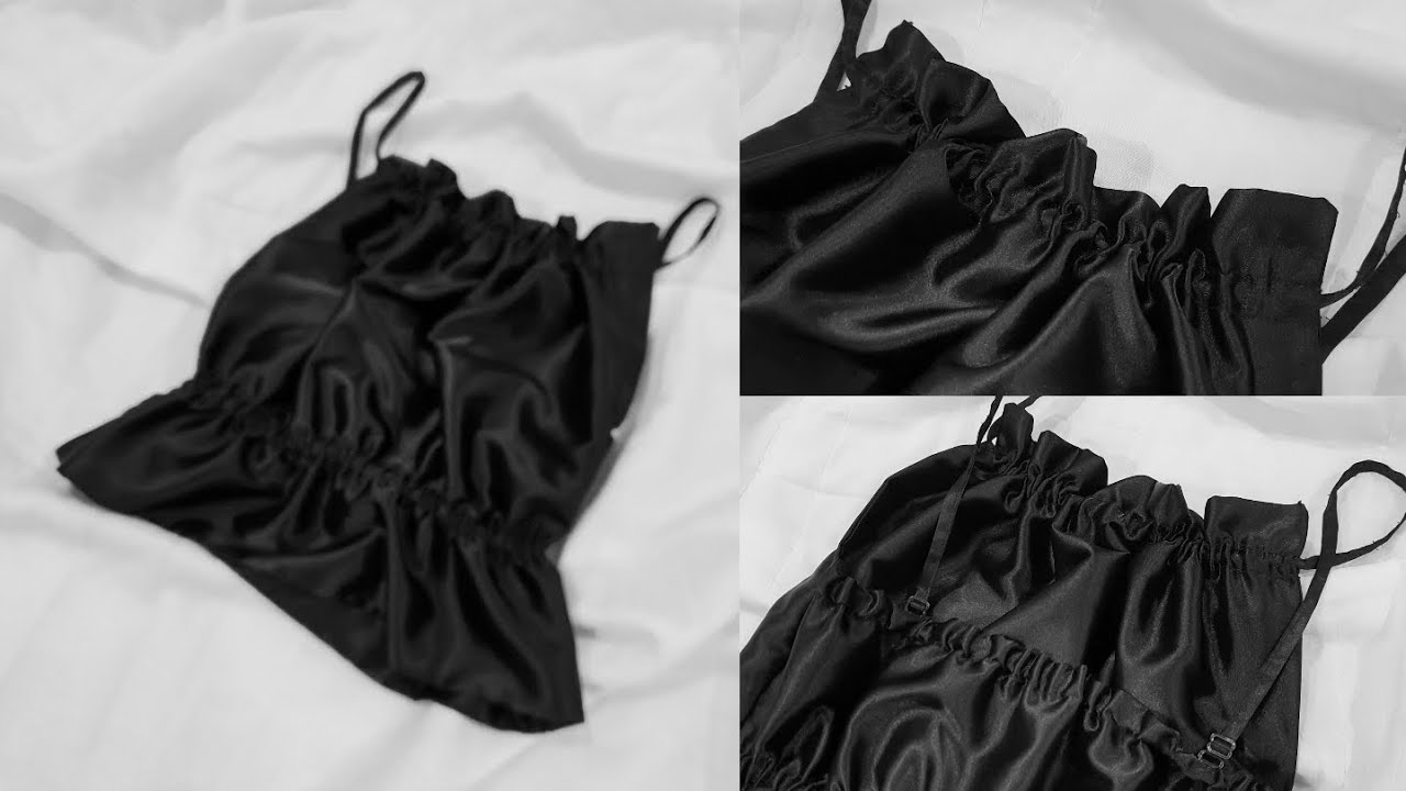 DIY SHEIN Inspired Satin Ruffle Top | Sonella Go