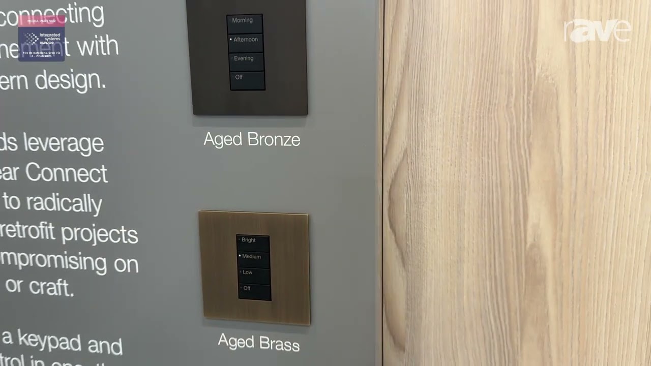 ISE 2025: Lutron Showcases Vierti Bronze Toggle Keypad for Smart Home Lighting