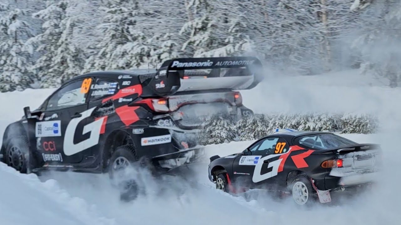 ARCTIC RALLY LAPLAND 2025 | BIG SHOW SNOW & PURE SOUND RAW | Jari-Matti Latvala Toyota Celica ST185