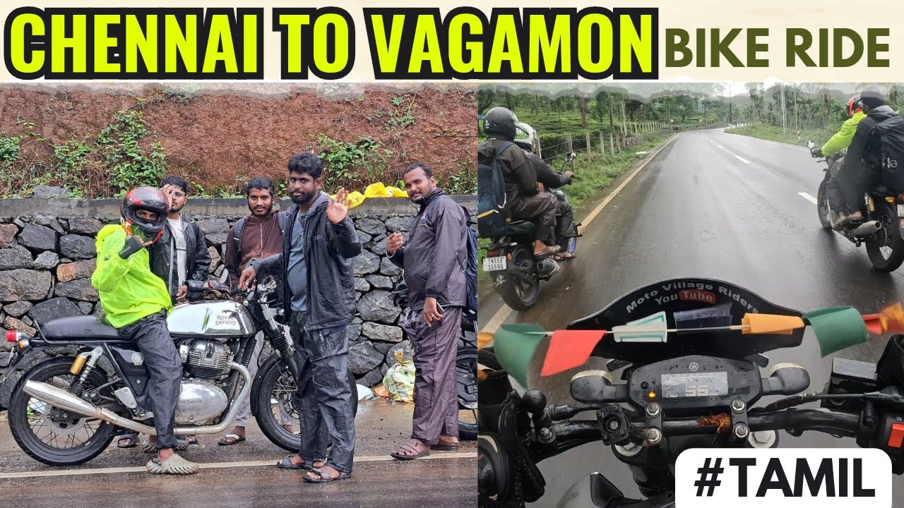 Chennai to vagamon bike ride tamil [day 1]🏍 my friends coming Pudukkottai to vagamon bike ride tamil