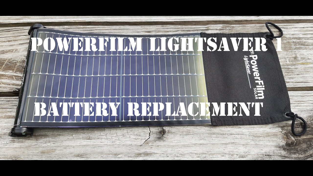 PowerFilm Lightsaver 1 Battery Replacement Repair