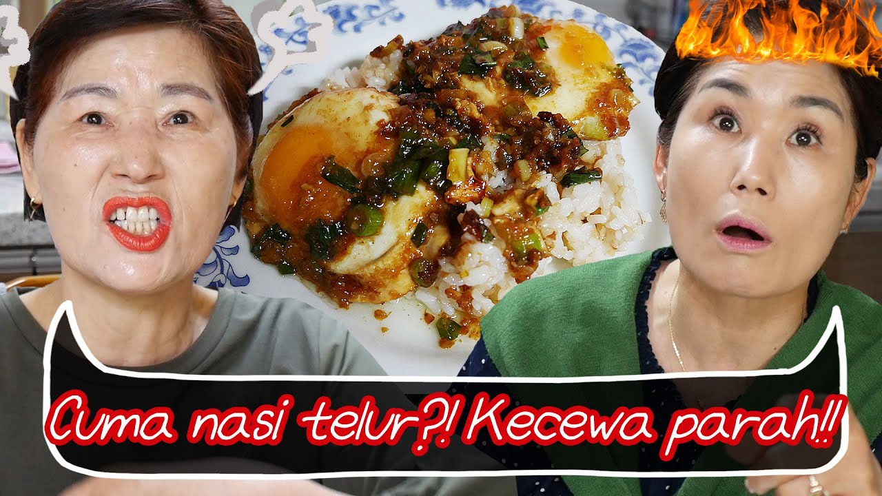 Emak Korea marah banget karena dikasih Telur Ceplok viral di Indonesia..😥 #1