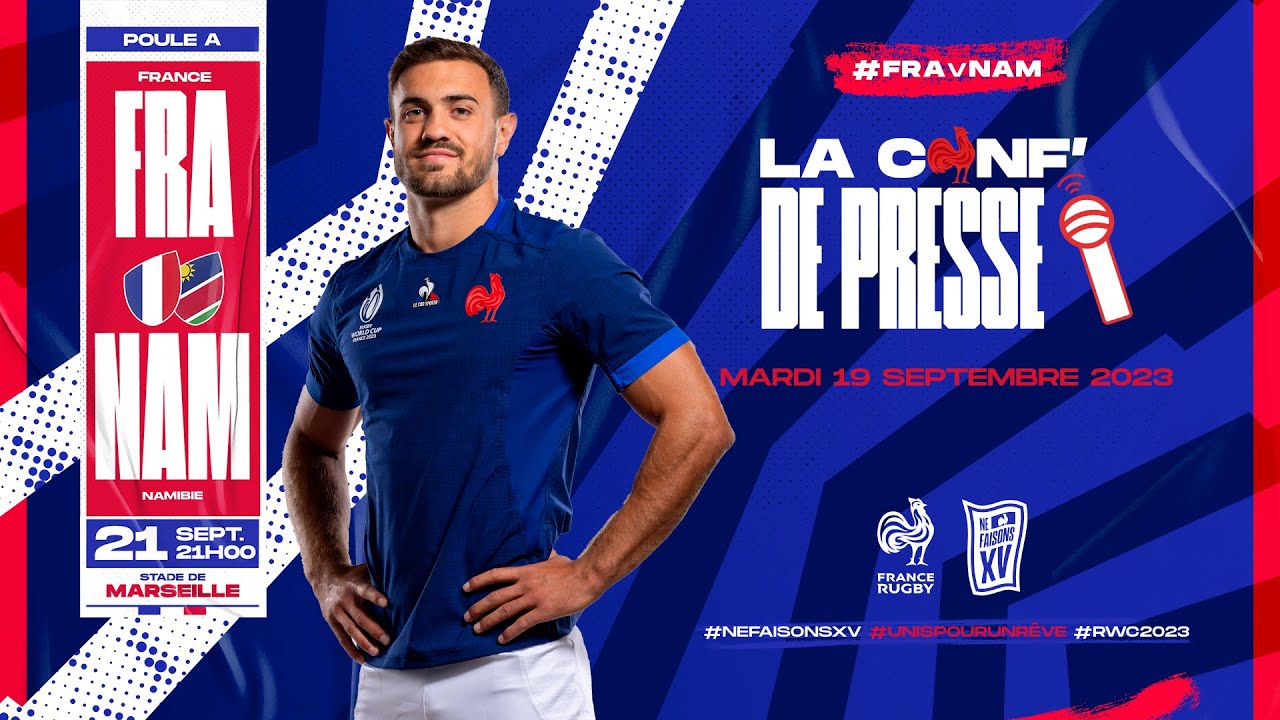 Coupe du monde 2023 : Annonce de la composition du XV de France pour la Namibie