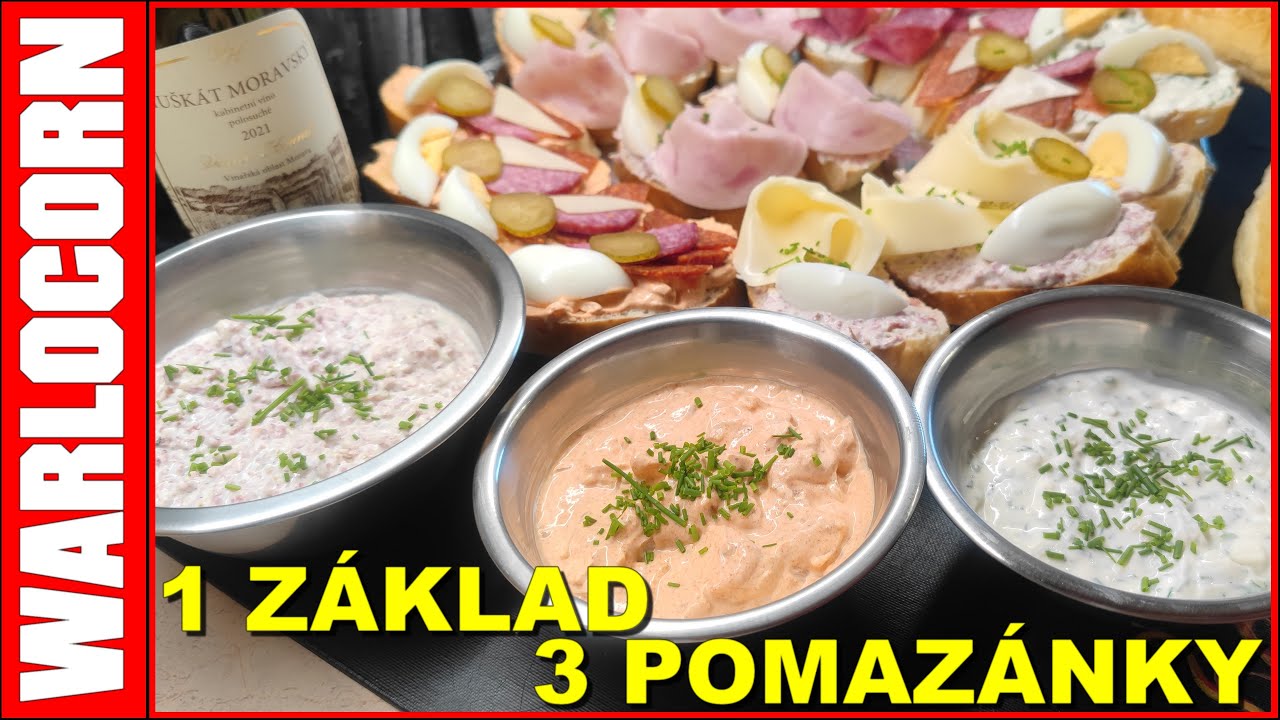 Jeden základ = tři pomazánky #warlocorn