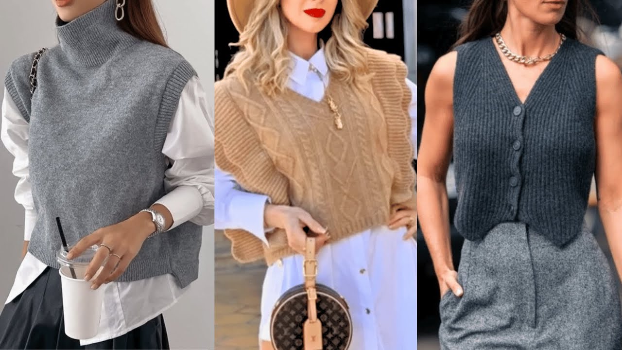 Knitting TRENDS | Stylish knit VESTS that every WOMAN OVER 60 NEEDS to try | Timeless fashion tips