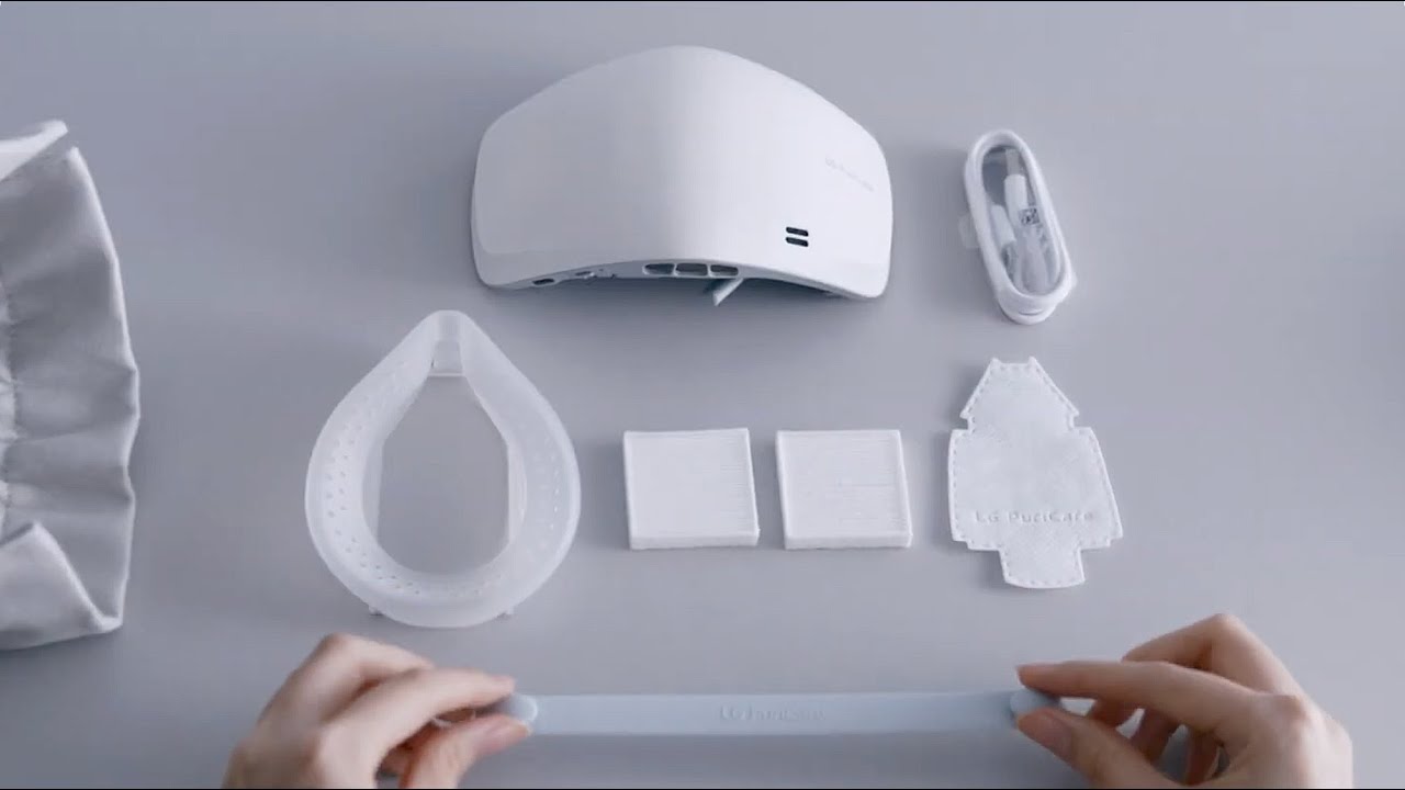 LG PuriCare Mask Wearable Air Purifier Gen 2 - Maintenance Instructions