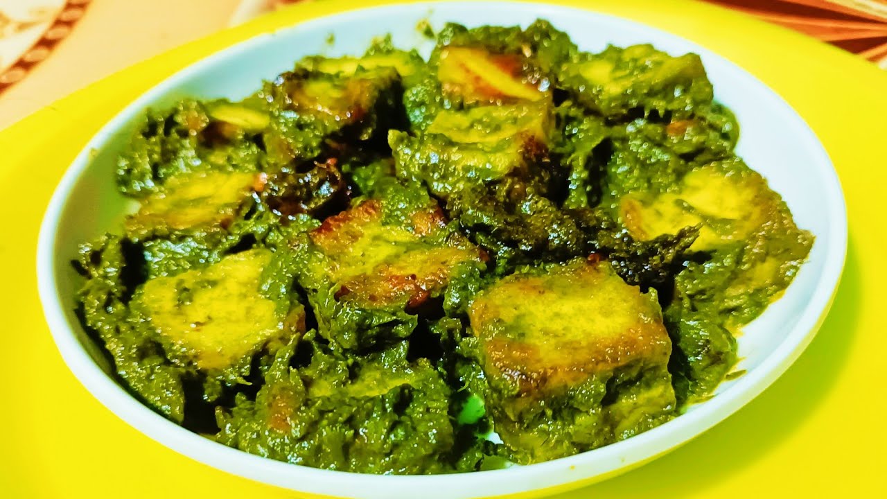 পালং পনির রেসিপি 