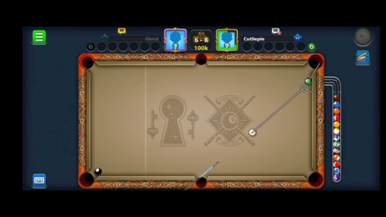 8 ball pool Trick shots 1 #8ballpooltrickshot