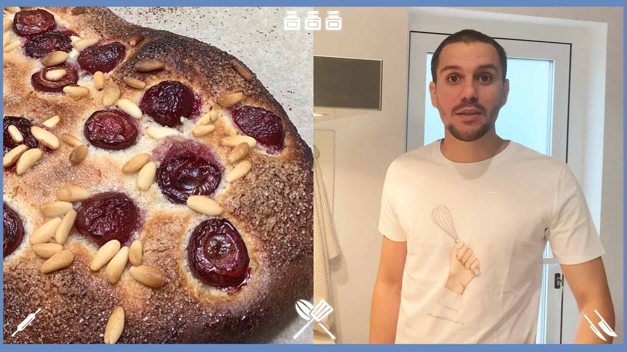 Com es fa la coca de Sant Joan amb cireres i pinyons? Recepta del pastisser Miquel Guarro