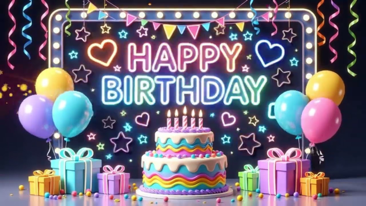 Happy Birthday Song  🎈 #437 Happy Birthday #happybirthday #birthday  #birthdaysongs #4k