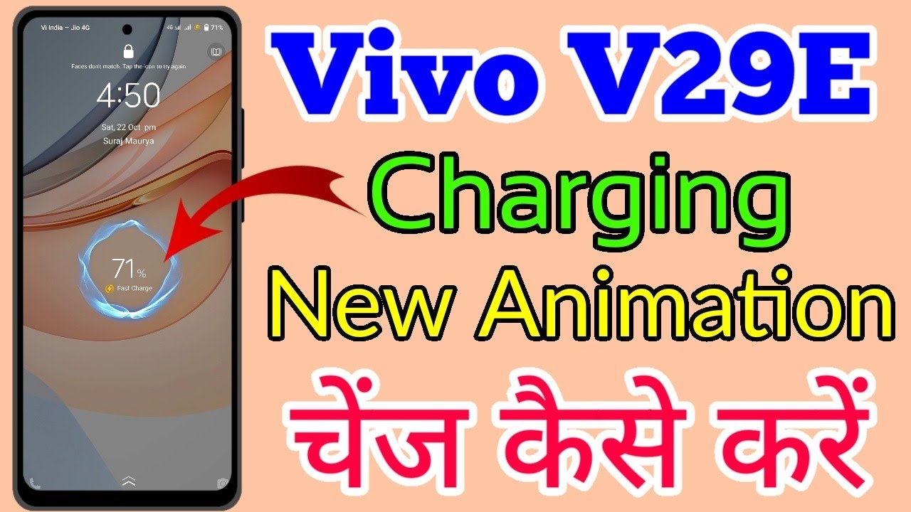 How To Change Charging Animation On Vivo V29E  // Vivo V29E Charging Animation Setting Kaise Kare