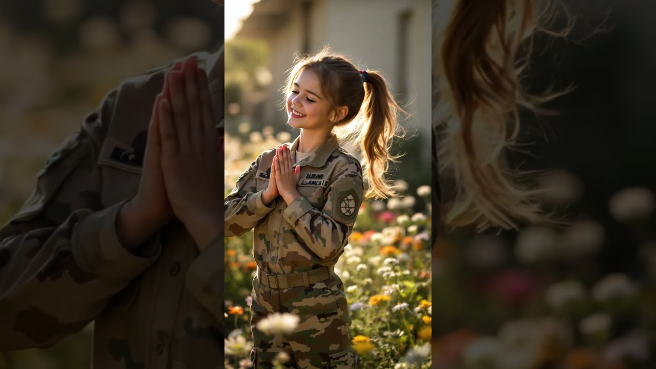 Innocence in Uniform — A Little Warrior's Big Heart 🌼👧 