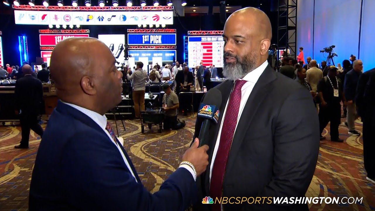 1-on-1: Wes Unseld Jr. reacts to Wizards receiving No. 8 pick in NBA Draft Lottery