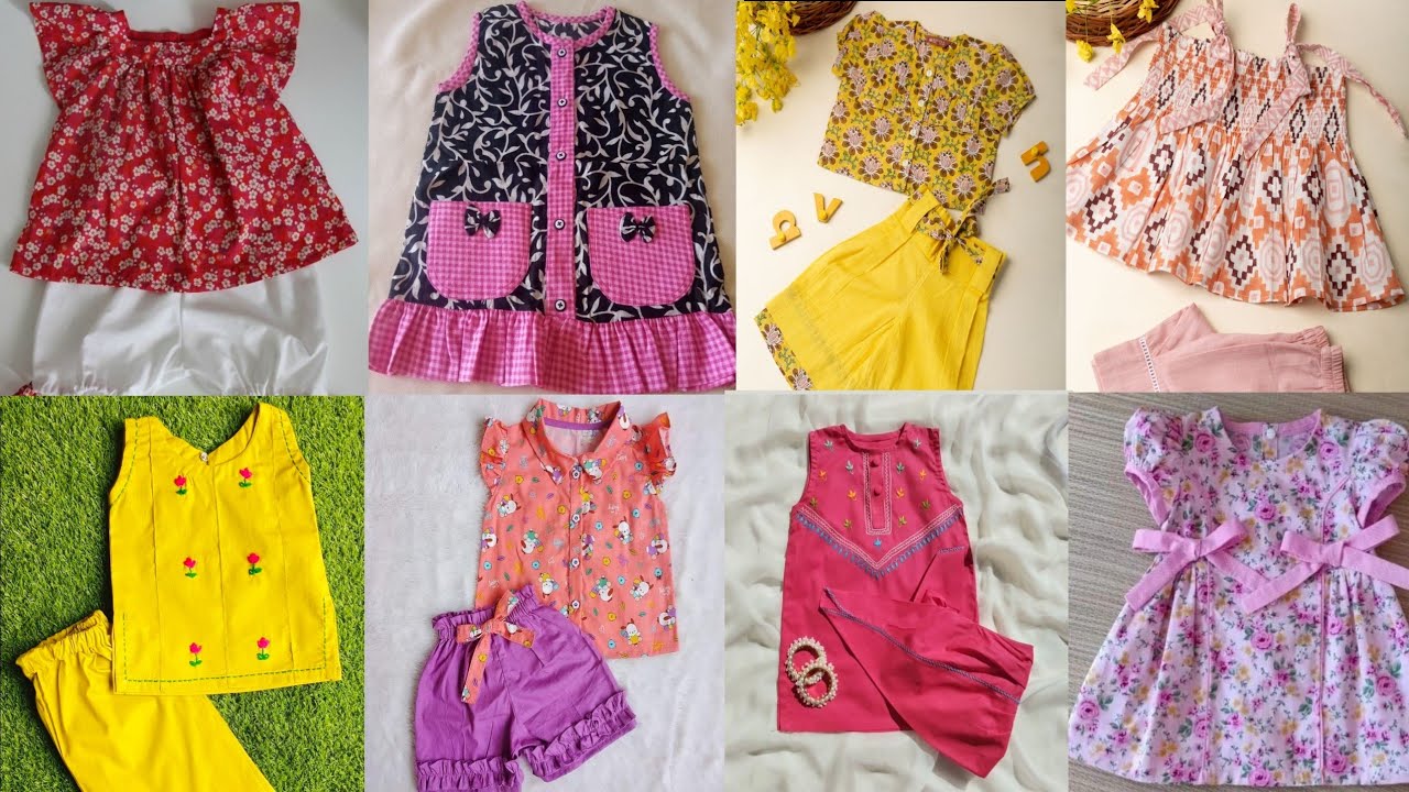 1 Year Baby Girl Homemade Dress Designs 2026||Homemade Lawn Dress Designing Ideas For Summer 2026