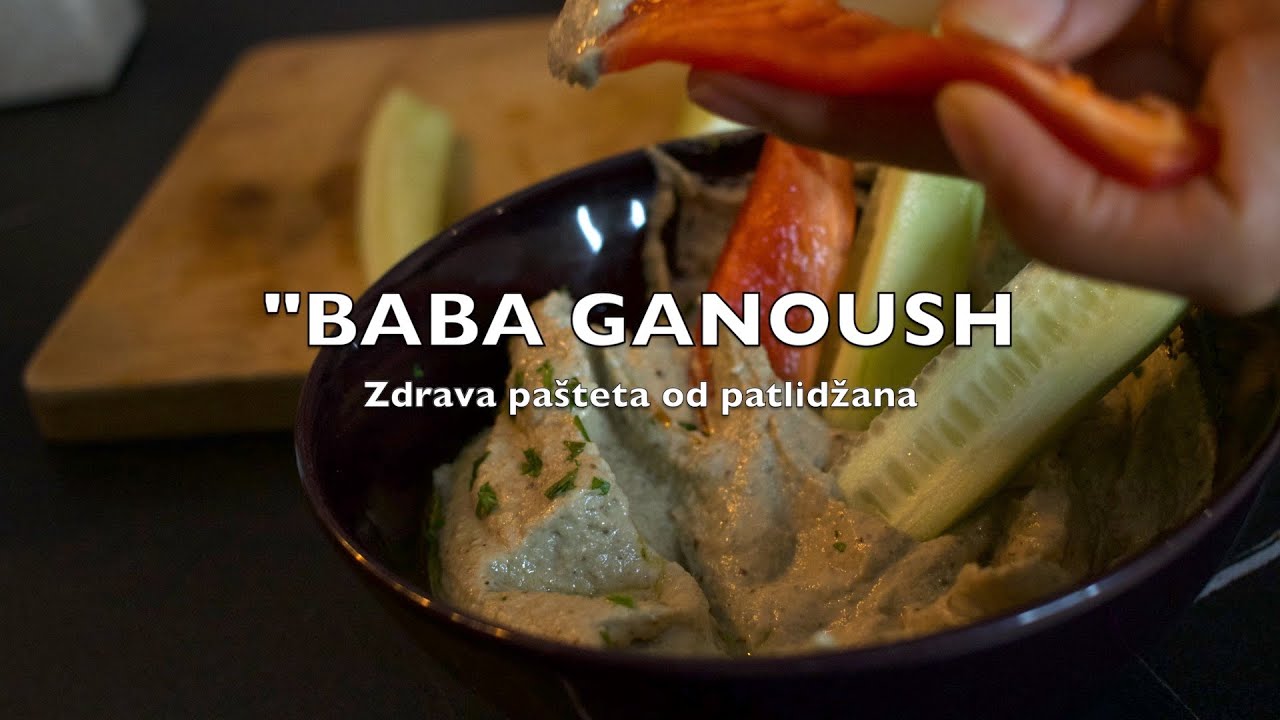 Još jedna zdrava pašteta - Baba Ganoush pašteta od patlidžana (posebno dobra za žensko zdravlje)