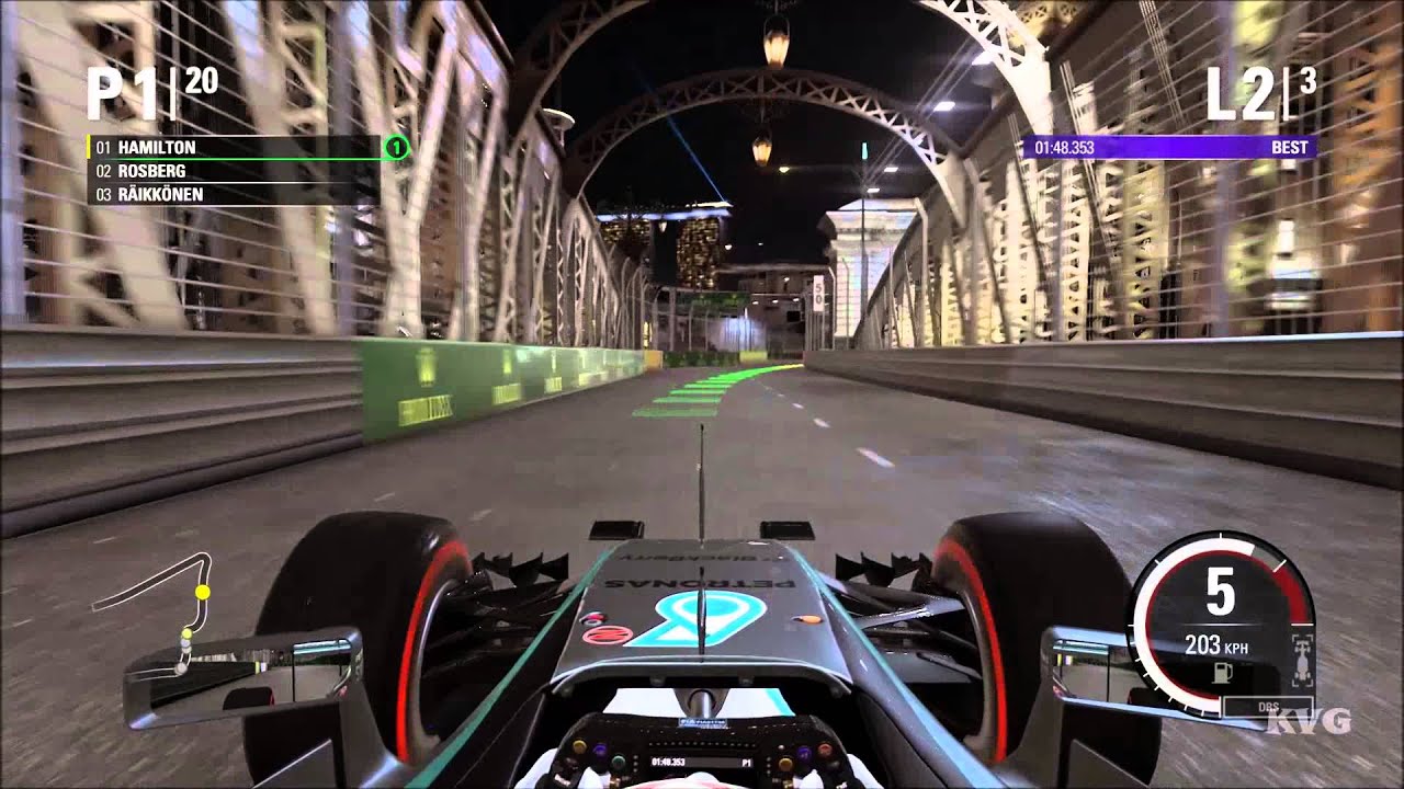 F1 2015 - Marina Bay Street Circuit | Singapore Grand Prix Gameplay (PC HD) [1080p]