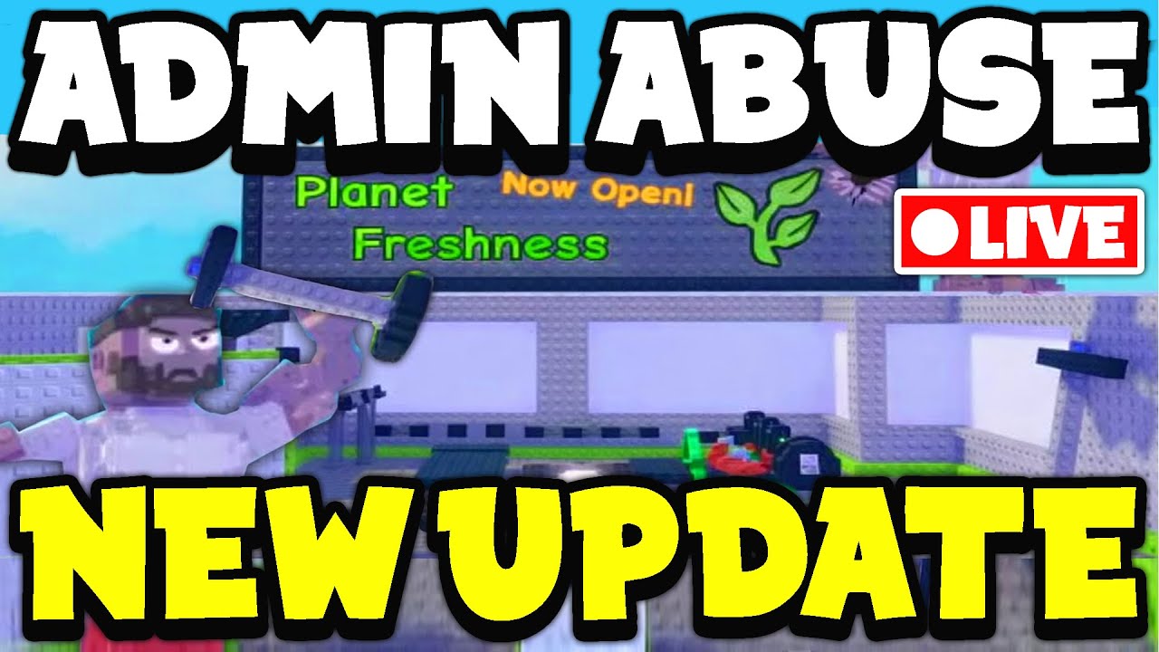 🔴LIVE - ADMIN ABUSE and NEW UPDATE in Plants Vs Brainrots Roblox