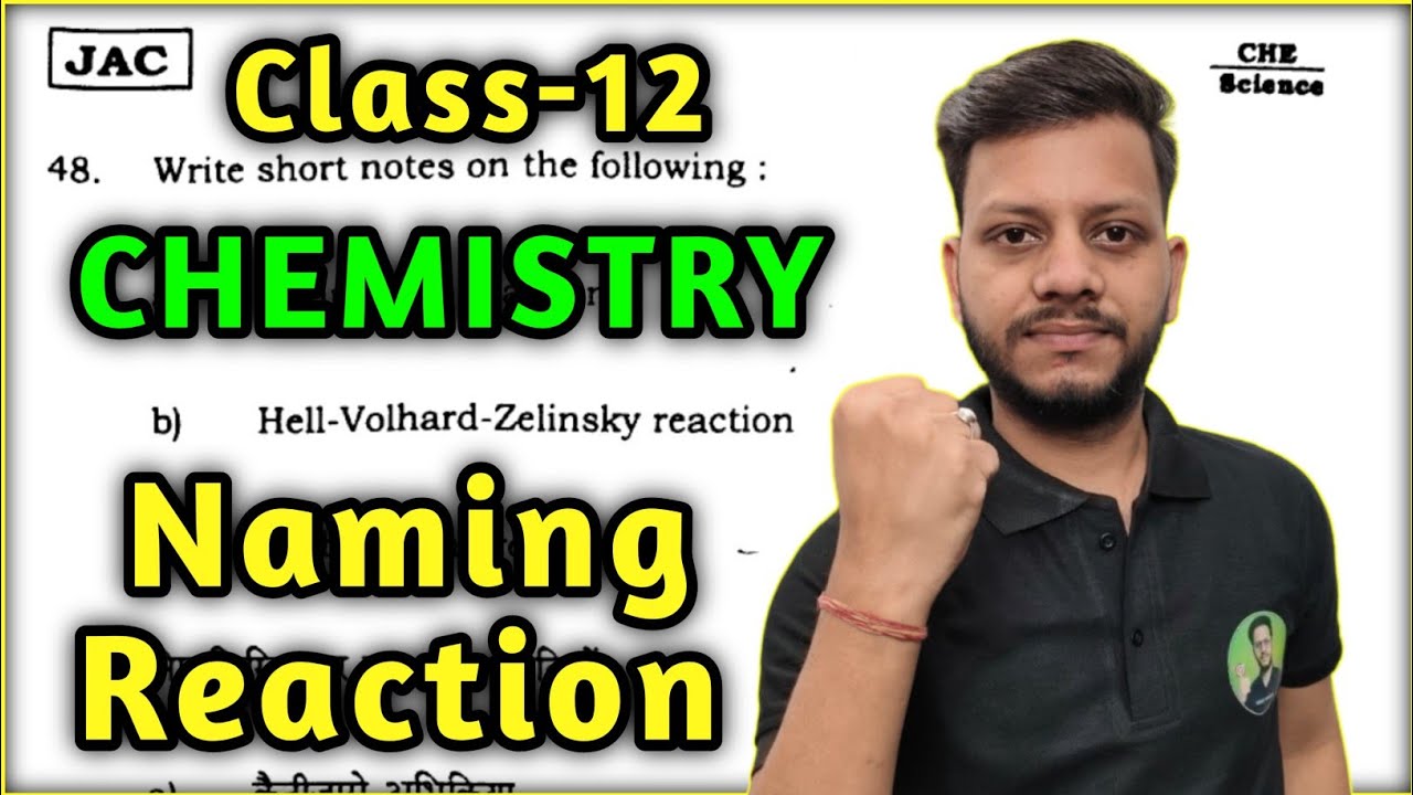 JAC Board Class 12 Chemistry Naming Reaction | यही छपेगा | class 12 chemistry naming reaction 2026