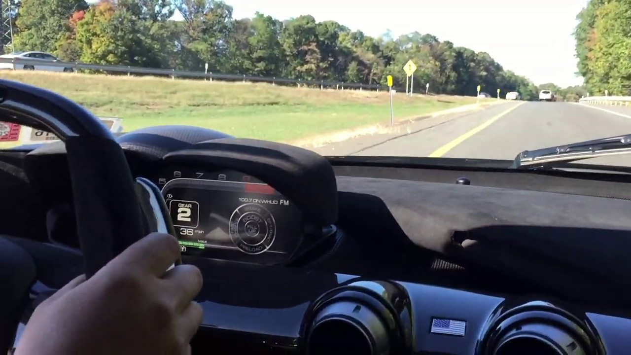 Ferrari LaFerrari Accelerating