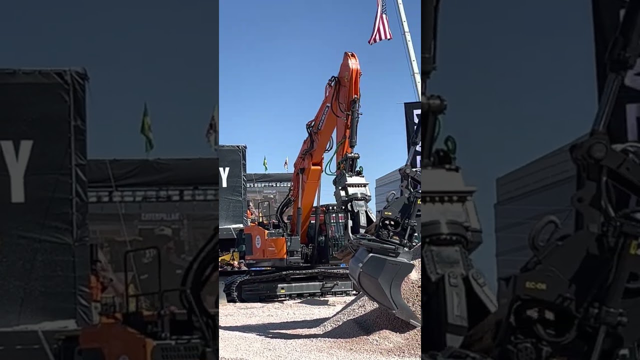 Conexpo 2023: Develon Stand - Wheel Loader DX 350 LGR