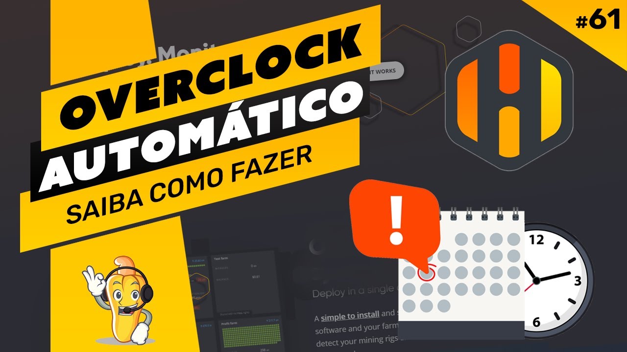 ⛏️🗓️ OVERCLOCK AUTOMÁTICO NA SUA RIG DE MINERAÇÃO? ISSO E MUITO MAIS COM AGENDAMENTO NO HIVE OS