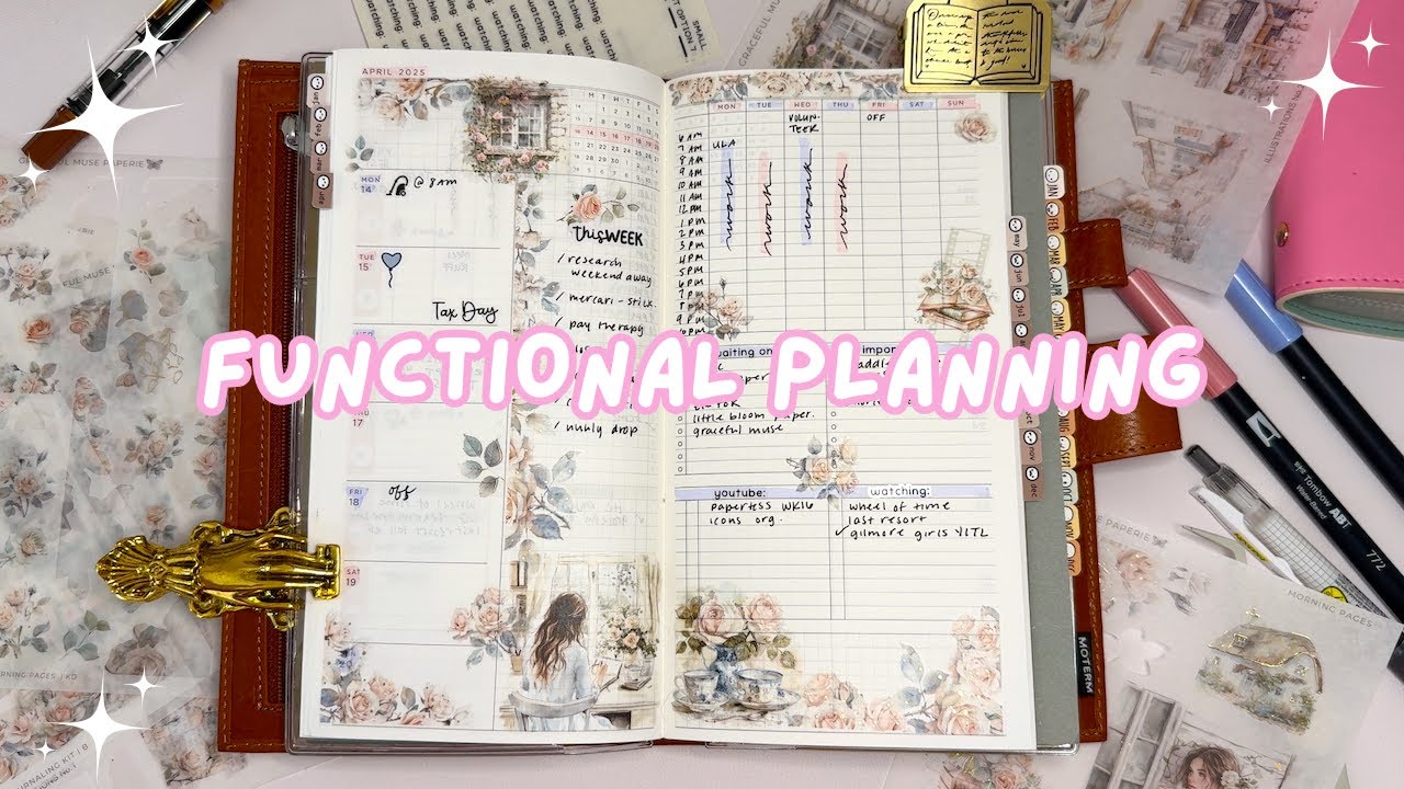 Decorative AND Functional Planning | Graceful Muse Paperie