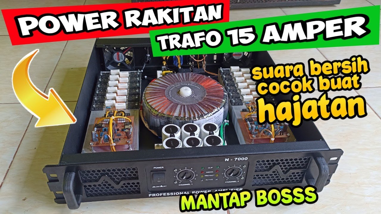 SUARA BERSIH COCOK BUAT HAJATAN !!! power 15 ampere rakitan