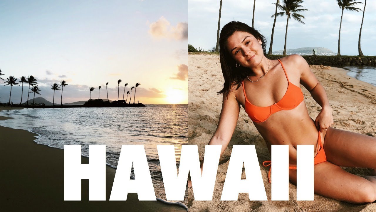 HAWAII: sunrise on the beach + reacting to a fan's video