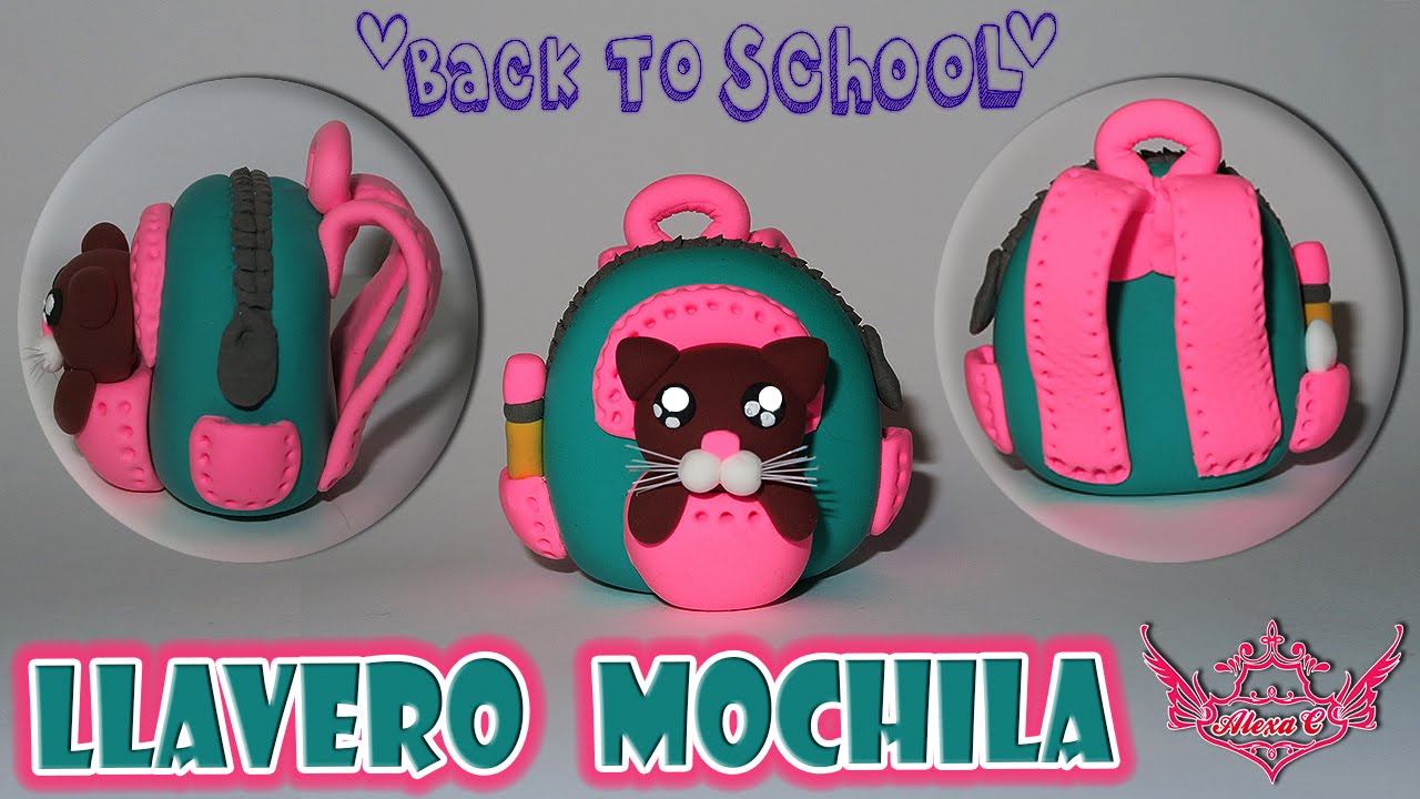 ♥ Tutorial: Llavero Mochila con Gatito || Vuelta a clases || Back to School  ♥