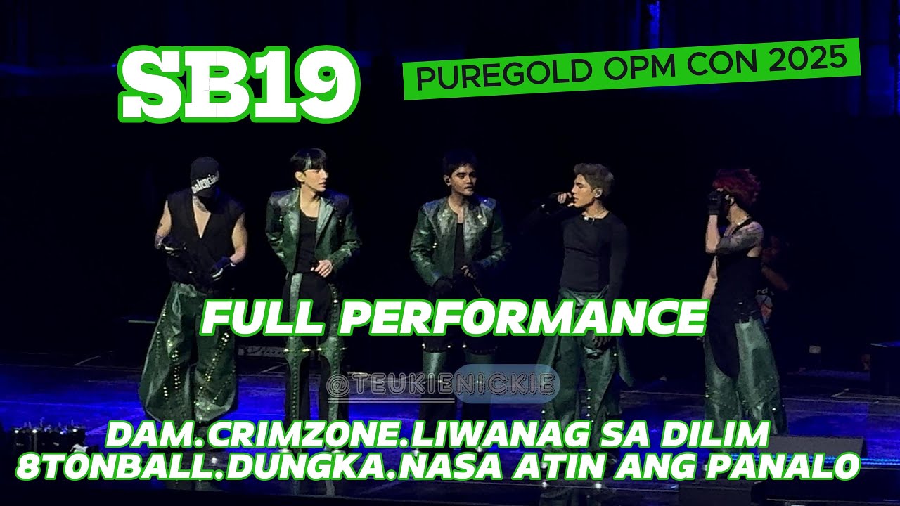 [4K] ENG CC - SB19 at PUREGOLD OPM CONCERT 2025 FULL PERFORMANCE | [DUAL CAM] 2025.07.05