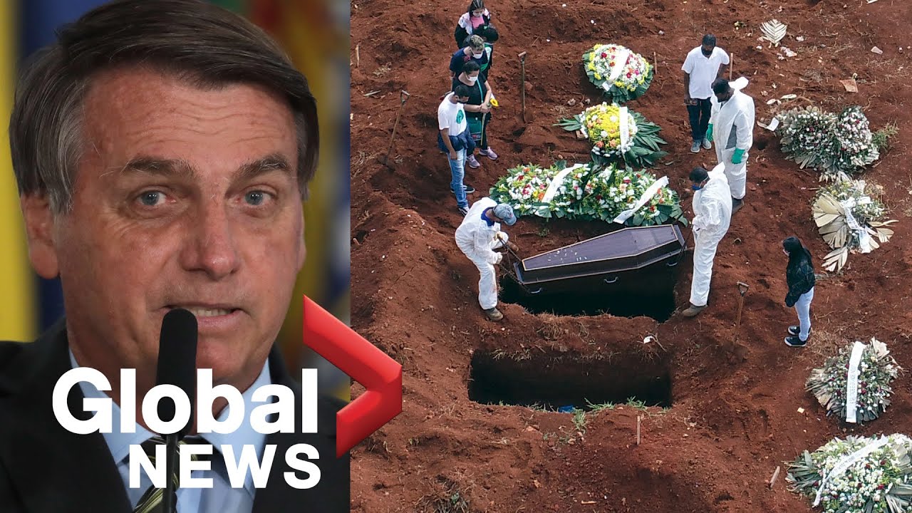 Brazil on track to become world leader in COVID-19 deaths, president still downplays situation