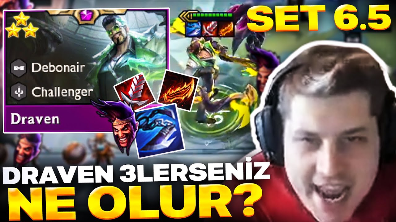 ABOOOOOV NAPIYOSUN DRAVEN ?! SET 6.5 LEVO LOL TAKTİK SAVAŞLARI