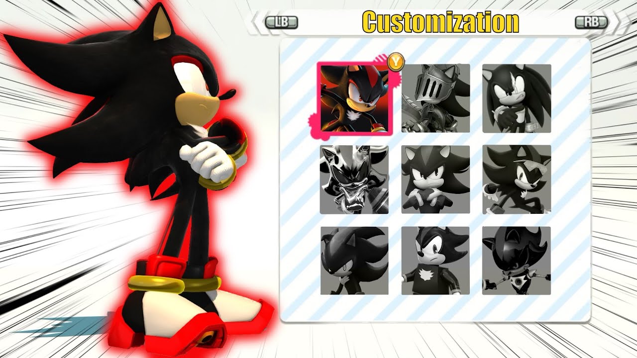 Кастомизация в Sonic X Shadow Generations!