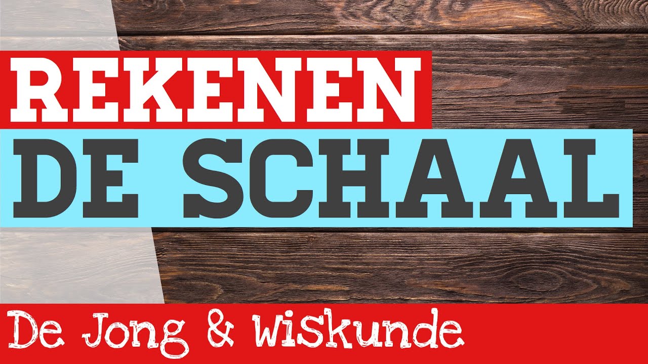 Rekenen met de schaal!