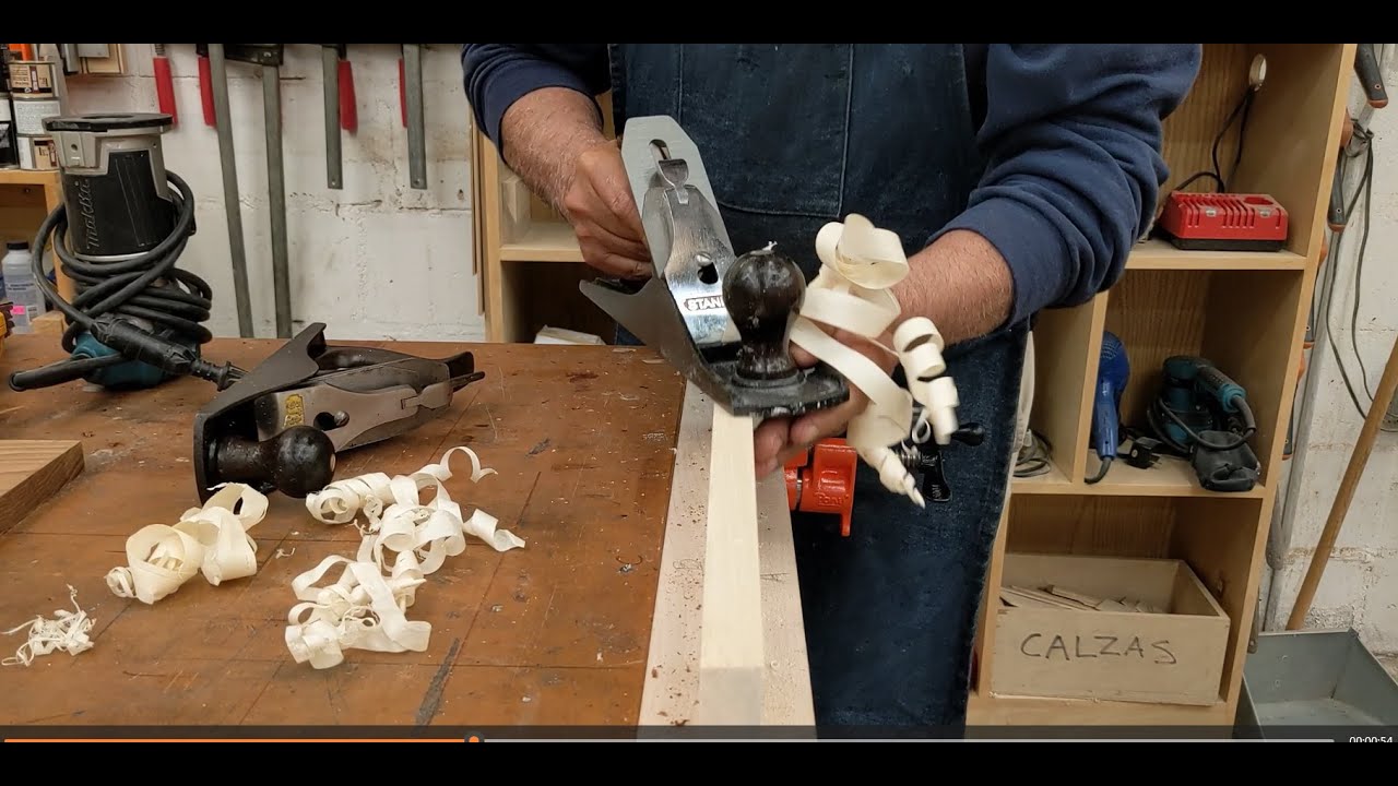 Curso completo como usar el cepillo manual de carpintero, ideal para principiantes!!