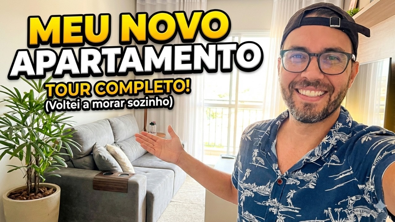 Voltei a morar sozinho | Veja como estou vivendo hoje