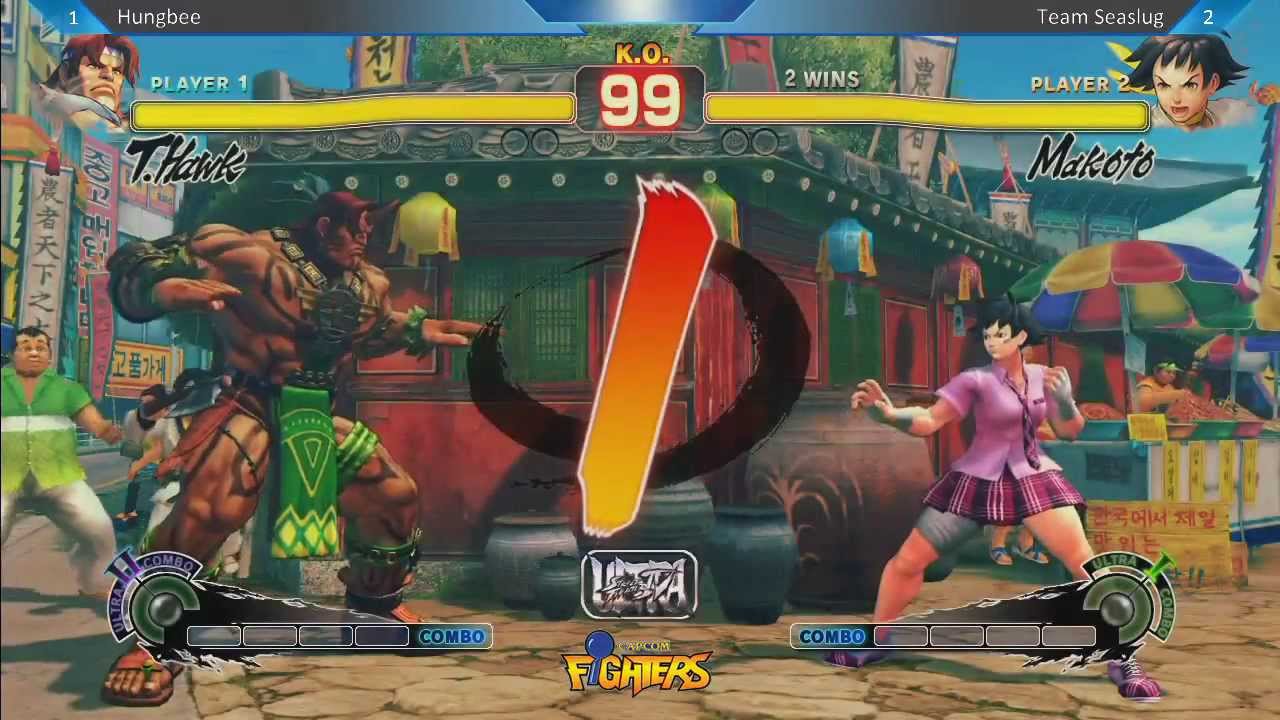 Hungbee vs Team Seaslug - Super Arcade Ultra Street Fighter IV Location Test