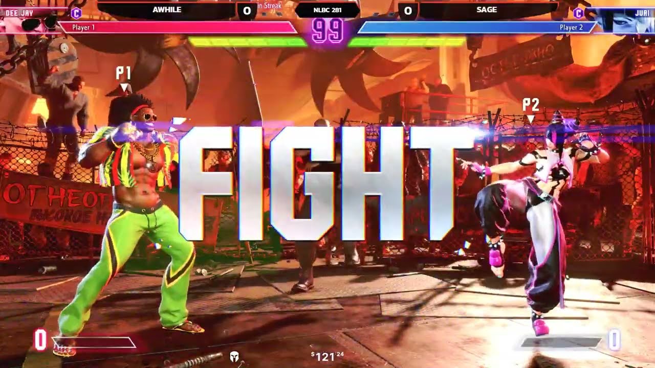 NLBC 281: Awhile (Dee Jay) vs Sage (Juri) - SF6 Losers Quarter-Final
